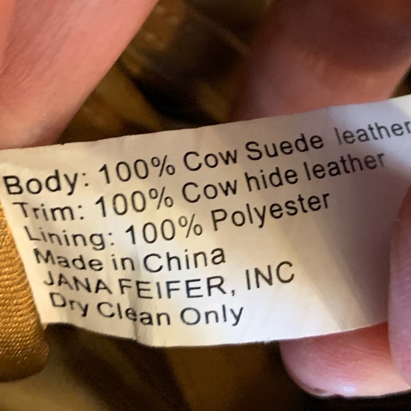 Jana Feifer Large Suede and Leather - Picture 8 of 8